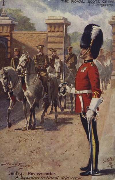 The Royal Scots Greys by Henry Payne